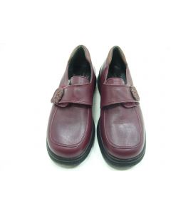 BOYS GIRLS BOOTS LEATHER ZORIN BURGUNDY DRESS FORMAL SHOES SIZE 29 SPAIN