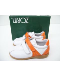 BOYS BOOTS WHITE ORANGE ZORIN LEATHER DRESS FORMAL SHOES SIZE 25 SPAIN