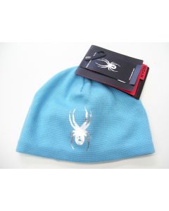 SPYDER BITSY BEANIE WINTER BOYS GIRLS KIDS SNOWBOARDING SKIING ONE SIZE BLUE