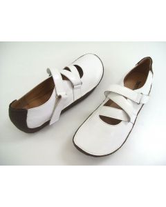 NETTUNO LADIES LEATHER SHOES ACUPRESSURE ORTHOPEDIC CASUAL REFLEXOLOGY SIZE 7.5 WHITE
