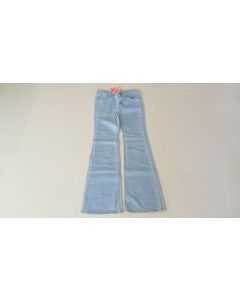 HELLS BELLS Jeans Size 28 Ladies Flared Worn Look Faded Distressed Cotton