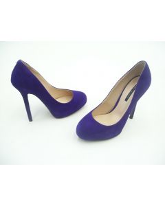 TONY BIANCO SHOES LADIES FORMAL DRESS SUEDE HEELS JACINDA PLUM KID SIZE 6
