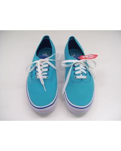 VANS MENS CANVAS SHOES CASUAL SIZE 10 AUTHENTIC MULTI POP PEACK BLUE TURKISH SEA