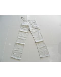 MENS DENIM JEANS BLUE DOG SIZE 30 30" LONG BEIGE COTTON TWILL PRE SHRUNK