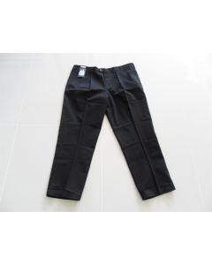 YARRABANK BC2 NON IRON W112 L78 100% COTTON TAILORED MEN TROUSERS BLACK SIZE 44