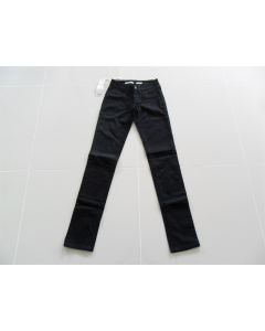 LADIES DENIM JEANS WRANGLER CIGARETTE LOW RISE SKINNY BLACK SIZE 6