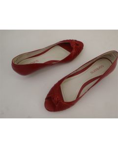 BONBONS EXTACY RED KID LADIES DRESS SHOES SIZE 5.5
