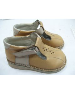 BOYS GIRLS BOOTS LEATHER ZORIN CREAM DRESS FORMAL SHOES SIZE 23 SPAIN