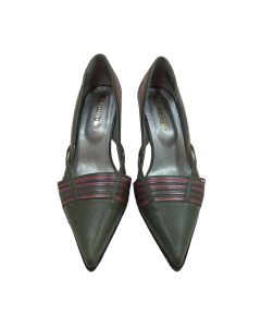 BRAZILIO LADIES DRESS SHOES HEELS LEATHER POINTED TOE EU39 MADE IN BRAZIL