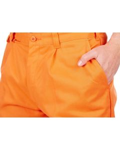 Mens Hard Yakka Drill Work Pant Cotton Orange Pants 02501 Bright Work Tradie