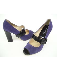 MICHAEL KORS PEEP TOE SUEDE LADIES WOMENS DRESS SHOES FORMAL SHOES HANNA SIZE 7