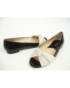 MICHAEL KORS FLATS PATENT BLACK LADIES FORMAL DRESS LOAFERS GABY