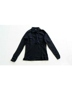 ROHNISCH LADIES LONG SLEEVE POLO SHIRT GOLF TOP SIZE XL BLACK COTTON ELASTANE