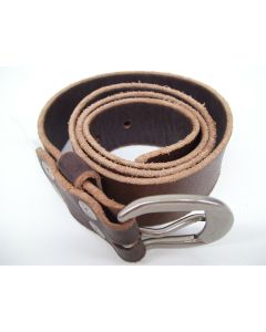 MENS LEATHER BELT RODD & GUNN MAHOGANY DRESS BUCKLE WORK CASUAL TROUSER BUSINESS