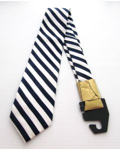 Carlo Visconti Mens Tie Formal Striped Handcrafted Italian Gold Collection