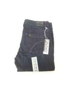 Riders By Lee Jeans Bumster Straight Leg Womens Ladies Size 13 Dark Blue Denim