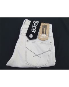 LADIES DENIM JEANS INSIGHT WOMENS COTTON WHITE GREY SIZE 30 BUZZCOCK OTTOMAN