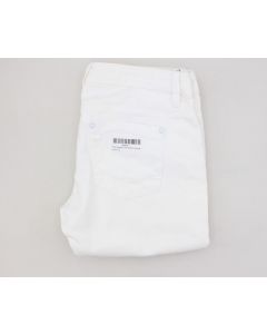 LADIES DENIM JEANS SIZE 8 NSIGHT SKINNY STRETCH WOMENS WHITE ANKLE ZIPS BITER 26