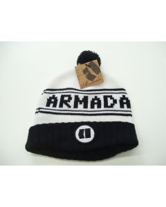 BALLER BEANIE WINTER BLACK WHITE ONE SIZE LADIES MENS SNOWBOARDING SKIING WARM