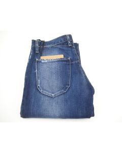 LADIES DENIM JEANS NOBODY JILLAROO MID RISE STRAIGHT LEG WOMENS SIZE 25 BLUE