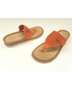 EOS LADIES SANDALS WOMENS ORANGE EUR SIZE 39 AU 7 LEATHER MADE IN ITALY AMITY-W