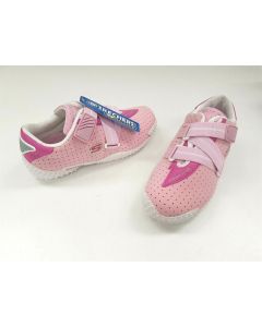 SKECHERS GIRLS SHOES SIZE 13 RUNNERS SNEAKERS LEATHER SPORT PINK WHITE BUGABOOS
