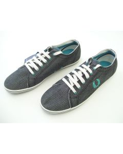 FRED PERRY MENS CASUAL CANVAS DRESS SHOES SNEAKERS SIZE 8