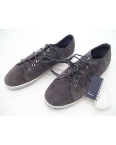 FRED PERRY MENS SNEAKERS SHOES SUEDE DARK GREY SIZE 8 LACEUP