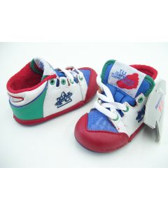 TODDLER SHOES KIDS SPORT BOYS GIRLS CHILDRENS LEATHER RED GREEN BLUE SNEAKERS
