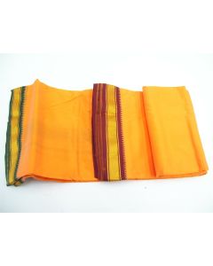 SAREE SARI INDIAN DESIGNER HAND EMBROIDERED WEDDING FABRIC SATIN GOLD GREEN WRAP