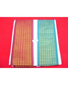 SAREE SARI INDIAN DESIGNER BLOUSE FABRIC HAND EMBROIDERED WEDDING COTTON MUSLIN