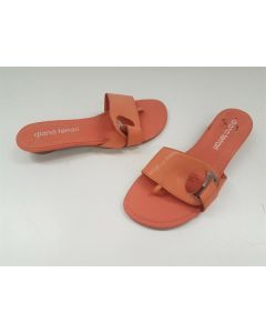 DIANA FERRARI LADIES SANDALS SIZE 10 SHOES CORAL LEATHER POET