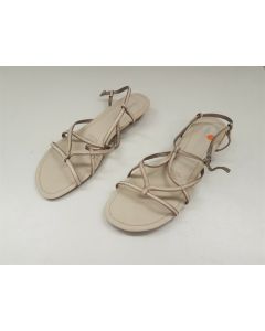 DIANA FERRARI LADIES SANDALS SIZE 10 SHOES LIGHT BONE LEATHER POSEY DRESS CASUAL