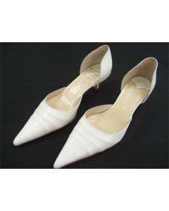 TOP END LADIES SHOES DRESS LEATHER WHITE EUR SIZE 38 PARTY FORMAL WEDDING