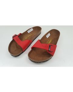 BIRKENSTOCK SANDALS MENS WOMENS SLIP ON SUMMER BIRKO-FLOR BIRKENSTOCKS RED