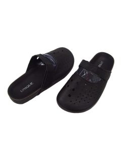 Unique Womens Slip on Sandals Clogs Shoes Black AU SIZE 6 Open Back