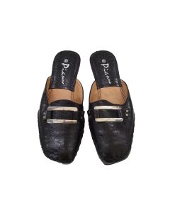 Pianno Womens Slip on Sandals Clogs Shoes Black US SIZE 8 AU 6.5 Open Back