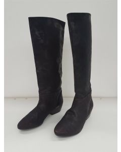 URSULA MARCO LADIES BOOTS LEATHER DARK BROWN SIZE 40 DESIGNER WOMENS 64596