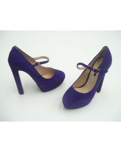 TONY BIANCO SHOES SUEDE HEELS LADIES FORMAL DRESS SIZE 6 WORK PARTY PLUM