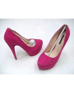 TONY BIANCO SHOES PINK SUEDE HEELS LADIES FORMAL DRESS SHOES SIZE 7.5 POPSTAR