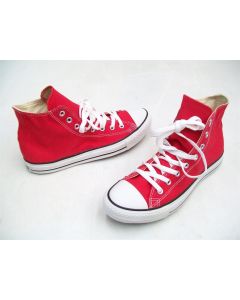 CONVERSE ALL STAR HI RED MENS WOMENS UNISEX CASUAL RUNNERS SHOES M10 / W12