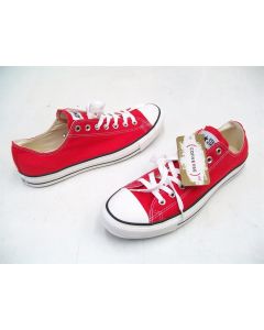 CONVERSE ALL STAR OX RED MENS WOMENS UNISEX CASUAL RUNNERS SHOES S M12 / W14