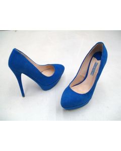 TONY BIANCO SHOES LADIES FORMAL DRESS SUEDE HEELS EGYPT SKY KID SIZE 7.5