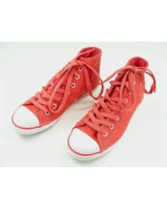 CONVERSE CHUCK TAYLOR WOMENS LADIES CASUAL SHOES BOOTS SIZE 5 CORAL CT HI TOP