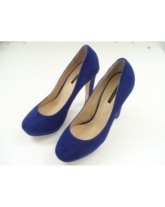 TONY BIANCO SHOES LADIES SUEDE LEATHER DRESS FORMAL HEELS SIZE 9 PURPLE BERETTA