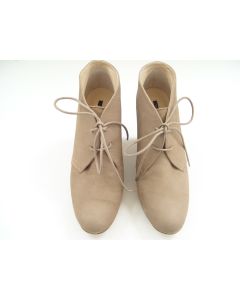 TONY BIANCO SHOES LADIES LEATHER ANKLE BOOTS DRESS HIGH WEDGES SIZE 8.5 LEYLA