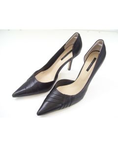 TONY BIANCO SHOES LADIES POINTED LEATHER DRESS WORK FORMAL 8.5 ESSO BLACK TURIN