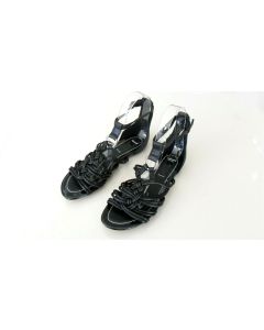 SIREN GLADIATOR SANDALS LADIES SHOES SIZE 5 FLIP FLOPS ANKLE STRAP BLACK