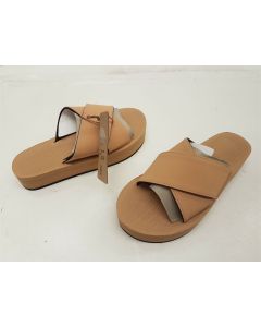 Indosole Slides Ladies Size 4 5 Womens Essentials Essntls Soil Light Sandals