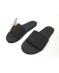 Indosole Slides Ladies Size 8 9 Womens Essentials Essntls Black Beach Summer